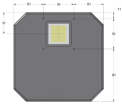 G4 camera head front view dimensions