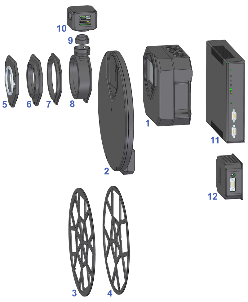 Schematic diagram of C5A camera system