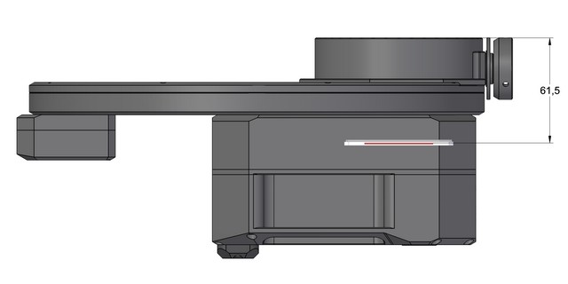 C5A camera with External Filter wheel with C5-OAG Back Focal Distance