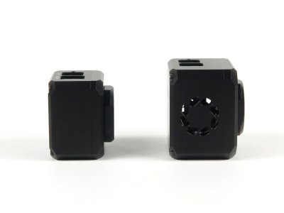 Comparison of the C1 v3 (left) and v1/v2 (right) models shows the difference in camera thickness