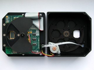 Kamera G2CCD-1600 s6-pozinm filtrovm kolem pipravenm kinstalaci filtr