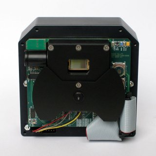 CCD chip cold chamber with shutter open