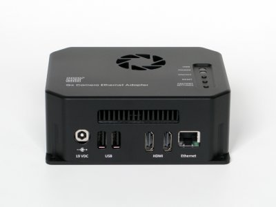 Boční konektory jednotky Gx Camera Ethernet Adapter mini