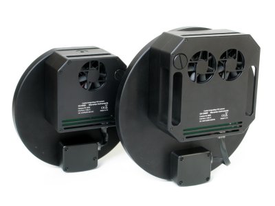 CCD kamery G2 a G4 s připojenými externími filtrovými koly řady S a L