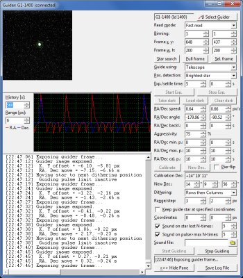 Guiding Camera tool demonstrates dithering