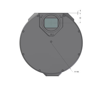 eln rozmry kamer G3 Mark II s externm filtrovm kolem