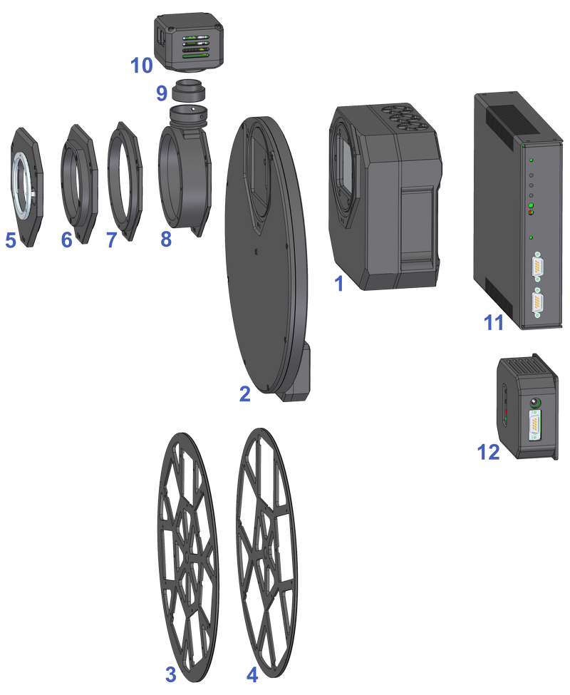Schematic diagram of C5 camera system