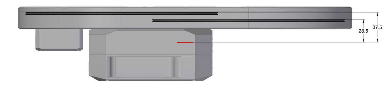 Standalone filter wheel input pupil distance to sensor