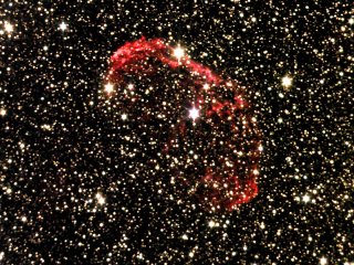 NGC 6888 Crescent Nebula imaged through cheap 8inch f/4 reflector